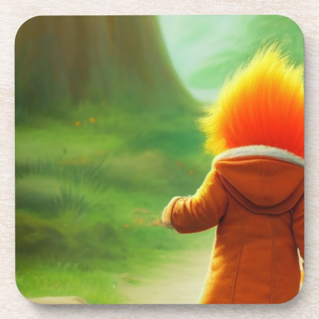 Posavasos Naranja Hair (Frente)