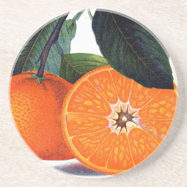 Posavasos Naranja mandarín (Frente)