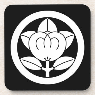 Posavasos Naranja mandarín en círculo