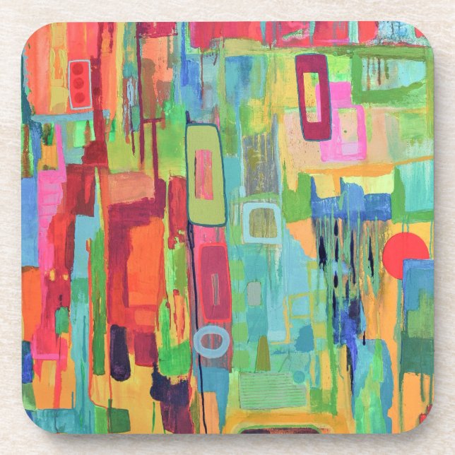 Posavasos Naranja Sunshine Set de 6 Máster (Frente)