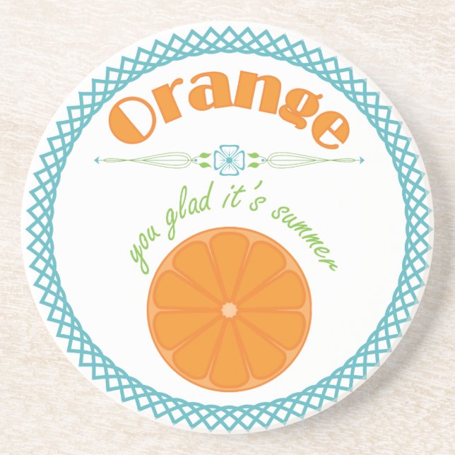 Posavasos Naranja te alegra su verano con la frontera turque (Frente)