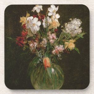 Posavasos Narcisses Blancs, Jacinthes y Tulipes, 1864