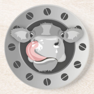 Posavasos Nariz lamiendo vaca