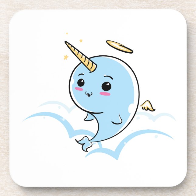 Posavasos Narwhal Angel Cutie (Frente)