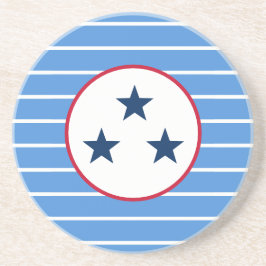 Posavasos Nashville, Tennessee Volunteer State Tri-Star