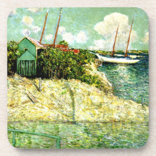 Posavasos Nassau, Bahamas, pintura de J. J. Alden Weir