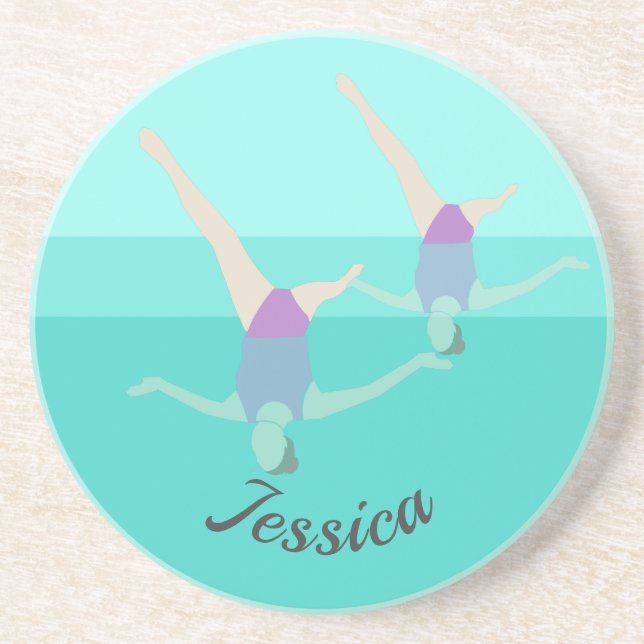 Posavasos Natación artística (Frente)