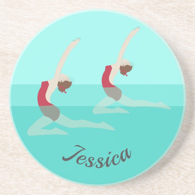 Posavasos Natación artística (Frente)