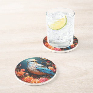 Posavasos Naturaleza caprichosa Pájaro azul