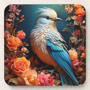 Posavasos Naturaleza caprichosa Pájaro azul