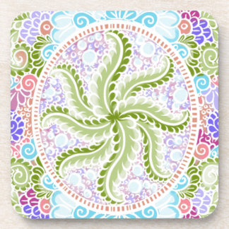 Posavasos Naturaleza Pastel Mandala Art