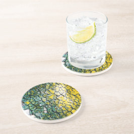 Posavasos Naturaleza verde amarilla
