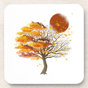 Posavasos Naturaleza Vida Silvestre Llenos De Árbol De La Lu