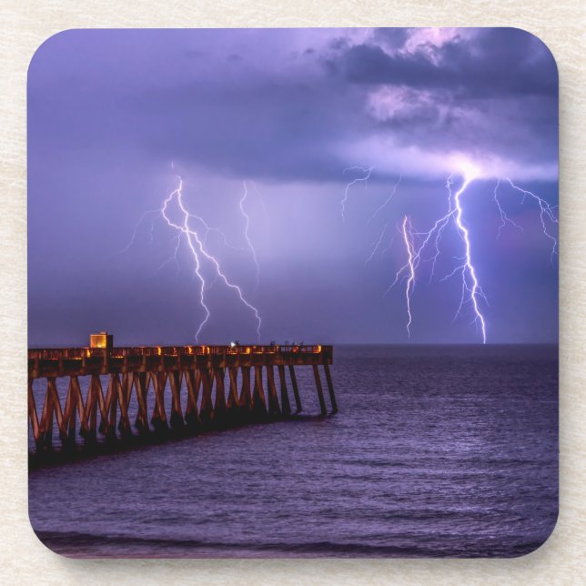 Posavasos Navarre Florida Lightning Storm (Frente)
