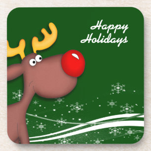 Posavasos Navidad de Rudolf