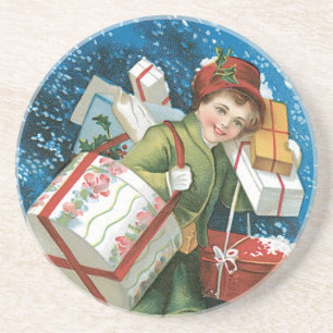 Posavasos Navidad del vintage