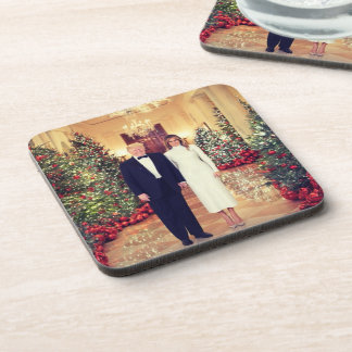 Posavasos Navidad en la Casa Blanca del Presidente Donald Tr