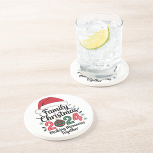 Posavasos Navidad Familiar 2024 Creando Recuerdos Juntos