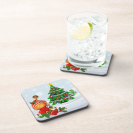 Posavasos Navidades Adorables Copas De Bebidas Elf