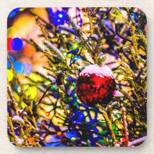 Posavasos Navidades Ball Red