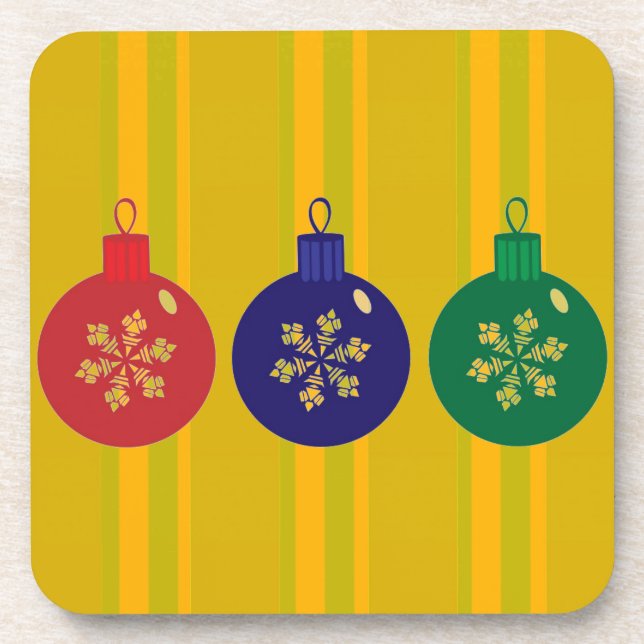 Posavasos Navidades Baubles Coaster (Frente)