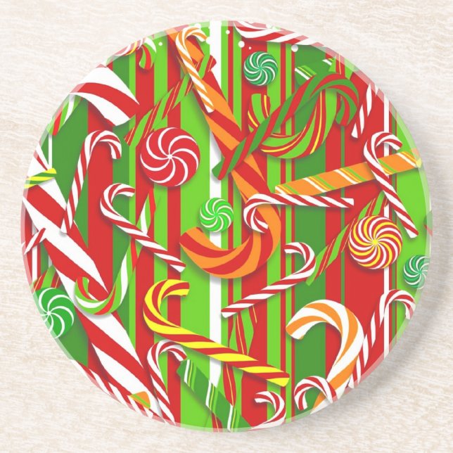 Posavasos Navidades Candy (Frente)