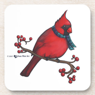Posavasos Navidades Cardinal