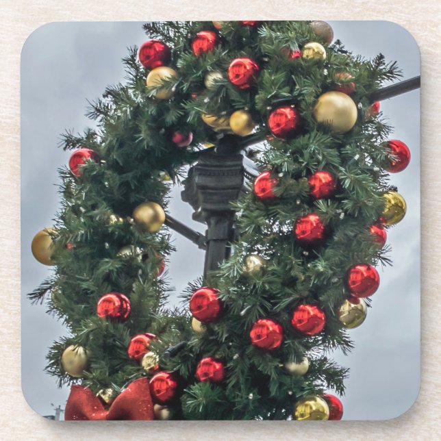 Posavasos Navidades Catastro con vistas a Garland (Frente)