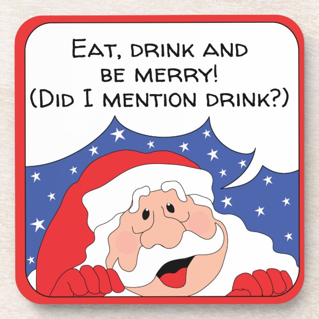 Posavasos Navidades Coasters Santa Dice (Frente)