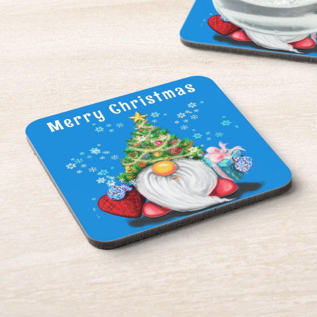 Posavasos Navidades Cocina de montaña con regalo (Lado Izquierdo)