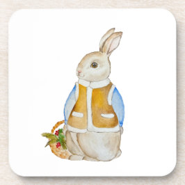 Posavasos Navidades con una canasta con bran de abeto