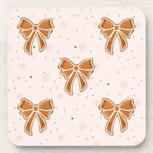 Posavasos Navidades Cookie Bows
