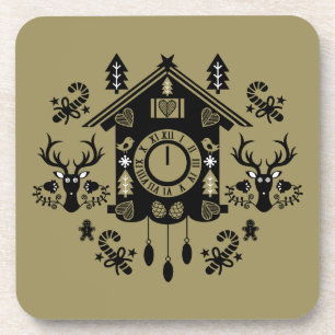 Posavasos Navidades de Cuckoo Clock de Alemania