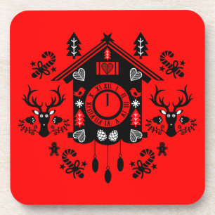 Posavasos Navidades de Cuckoo Clock de Alemania