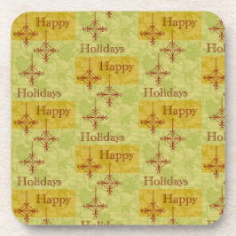 Posavasos Navidades de estilo de los años 70