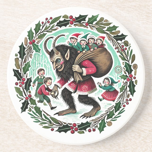 Posavasos Navidades de Krampus (Frente)