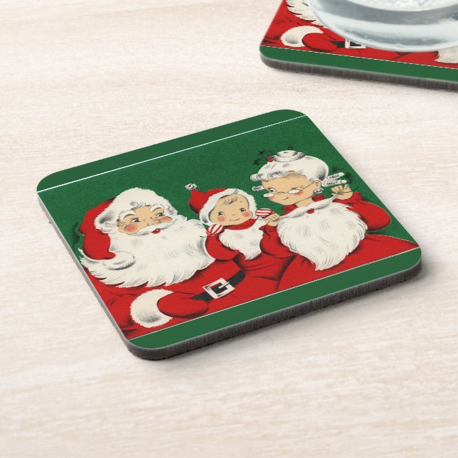 Posavasos Navidades de la Familia Santa Vieja (Lado Izquierdo)