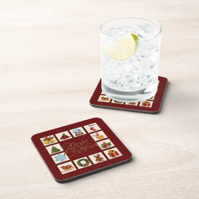 Posavasos Navidades de la montaña rusa (Lado Derecho)