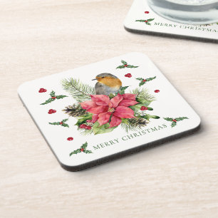 Posavasos Navidades de Red Robin Poinsettia