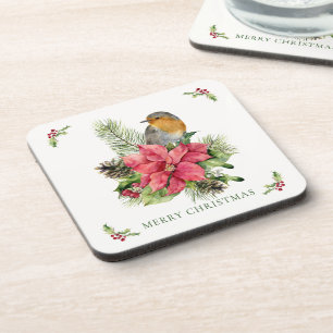 Posavasos Navidades de Red Robin Poinsettia