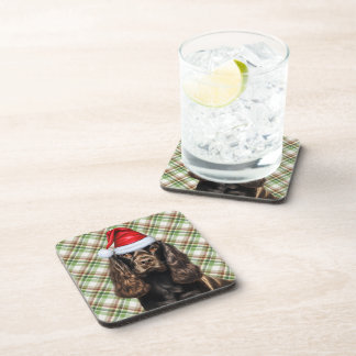 Posavasos Navidades de ropa para vacas de perro de Cocker es