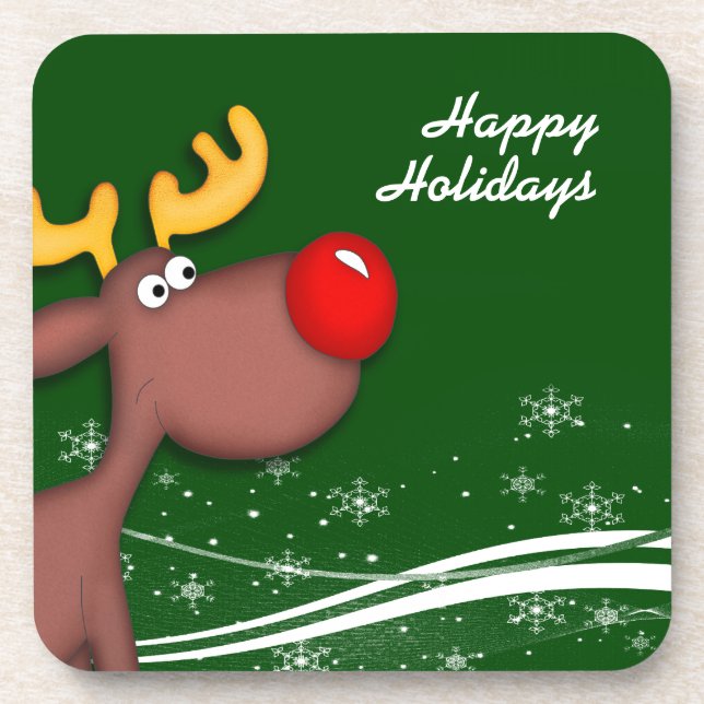 Posavasos Navidades de Rudolf (Frente)