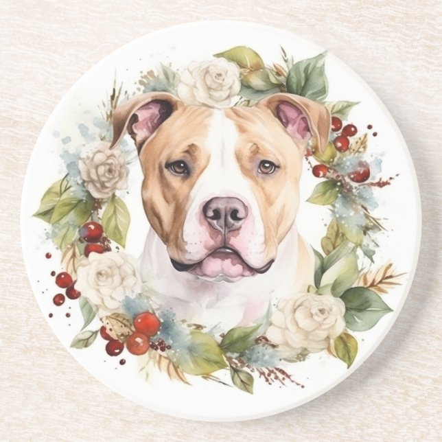 Posavasos Navidades de Staffordshire en Estados Unidos (Frente)