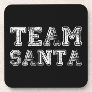 Posavasos Navidades de Team Santa Funny