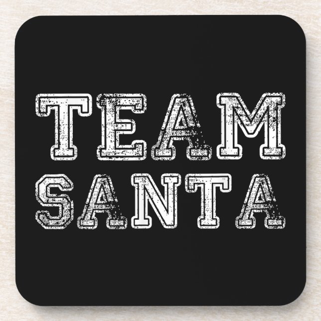 Posavasos Navidades de Team Santa Funny (Frente)