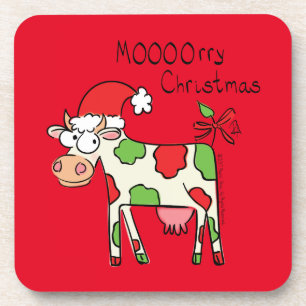 Posavasos Navidades de vaca adoran a los niños