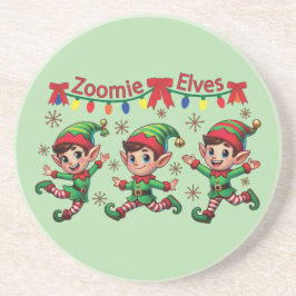 Posavasos Navidades de Zoomie Elves