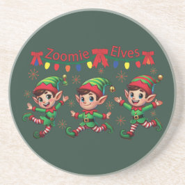Posavasos Navidades de Zoomie Elves