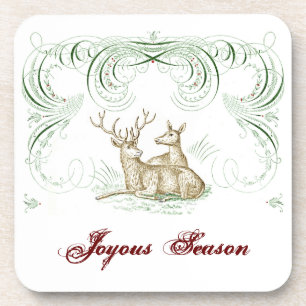 Posavasos Navidades Deer