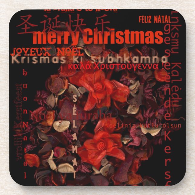 Posavasos Navidades del mundo de Potpourri Navidad Noel (Frente)